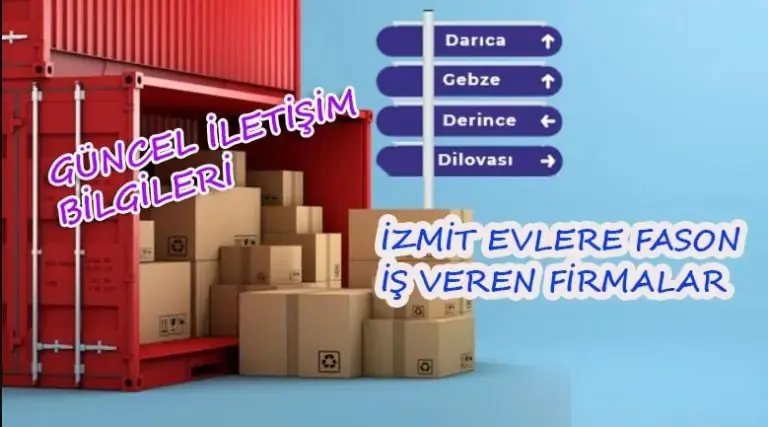 İzmit evde iş imkanları 2026 (Paketleme ve ek işler)