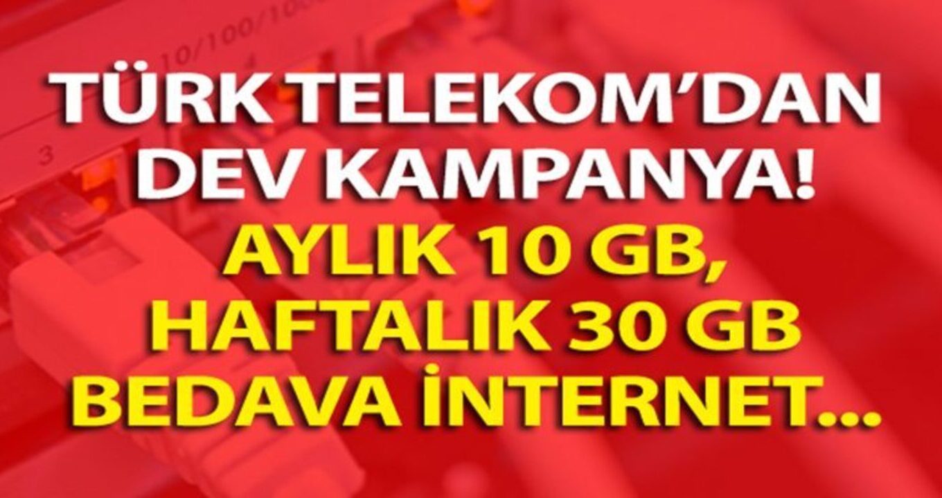 turk telekom selfy bedava internet 1